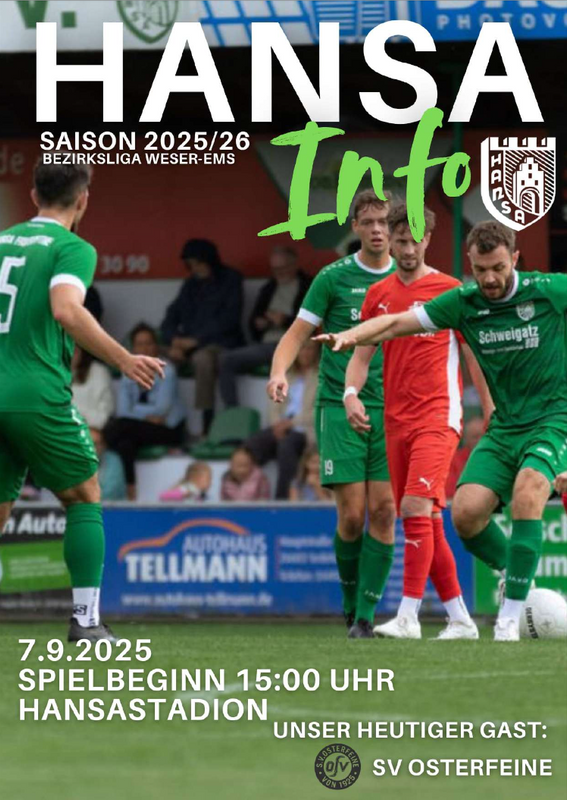 7.Spieltag: Hansa-Osterfeine