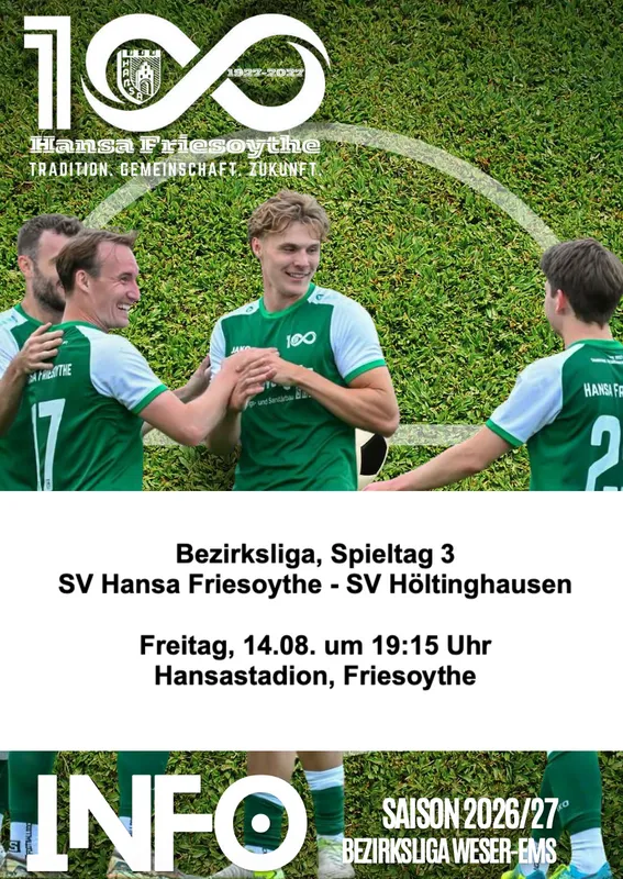3.Spieltag: Hansa - Höltinghausen