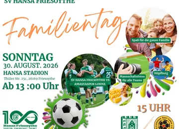 Familientag am 30. August