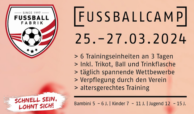 Fußballfabrik kommt auch 2024