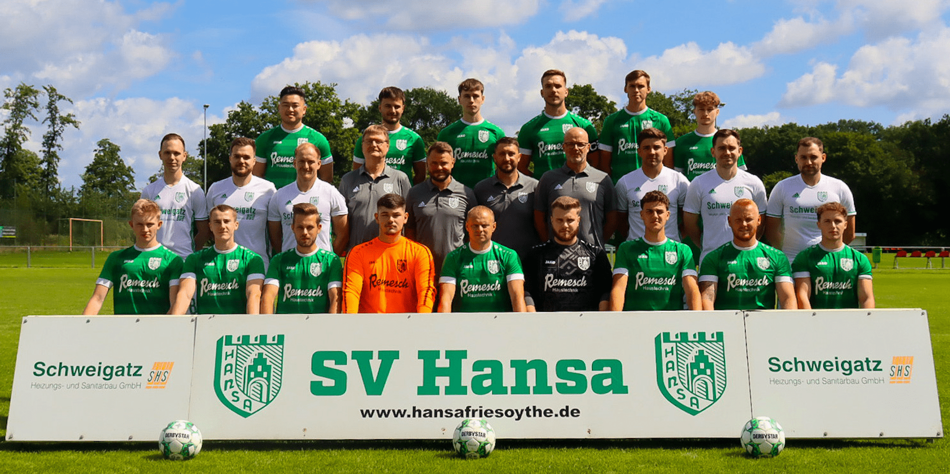 Mannschaftsfoto Zweite Herren